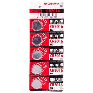 باتری سکه ای مکسل CR2016 High Copy بسته 5 عددی