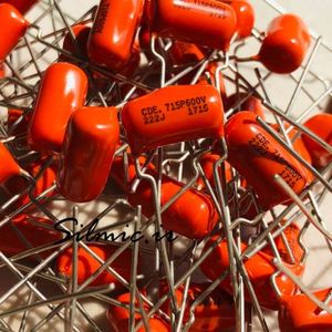 خازن افسانه ای 1 نانو فاراد 330 ولت AC ساخت SPRAGUE آمریکا orange drop