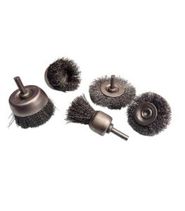 فرچه و برس سیمی سر دریلی 5 عددی صنعتی کیلین KEYLINE88