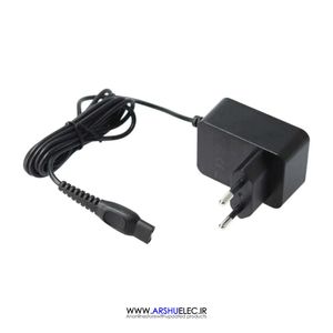 آداپتور 15 ولت 500 میلی‌آمپر مخصوص ریش‌تراش مدل TMUAD024 ریش تراش های فیلیپس سری Qp, PT, S, At, Rq, HS, Hq, Qt, Qc, Qs, S, Ys, Qg