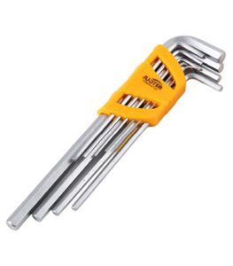 ست 9 عددی آچار آلن بلند شش گوش H روکارتی کمری جاستر JUSTER مدل JLD14006 گارانتی6ماهه