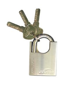 قفل آویز گاردی سایز 50 میلیمتر جاستر JUSTER مدل JLD23003 گارانتی6ماهه