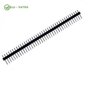 پین هدر نری 1×40 صاف 2.54mm (ارتفاع 11mm)