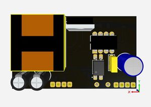 مبدل ایزوله DC-DC 48-24V به 12V/0.8A