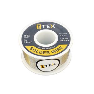 سیم قلع ITEX با وزن 100 گرم و قطر 0.8 میلیمتر {نمایندگی پخش برند ITEX}