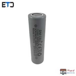 باتری 3.7 ولت 20C لیتیوم یون DM CELL 2600mAh 18650