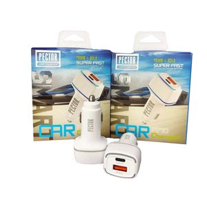شارژر فندکی خودرو 2 پورت PECTOR P710