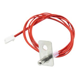 سنسور دمای NTC 100K ضد آب سیم دار 50  سانت با پوشش استیل ضد رنگ
