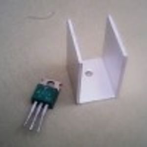 هیت سینک آلومینیومی U شکل 27-24-19 میلیمتر