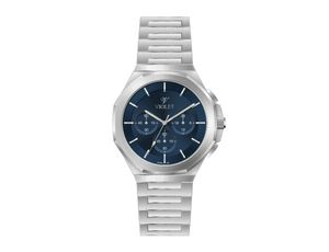 ساعت مچی ویولت, مردانه کرنوگراف, گرد فلزی, تمام استیل صفحه سرمه ای