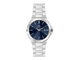 ساعت مچی مارون،مردانه،گردفلزی،استیل صفحه سرمه ای