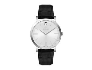 جنسیت : مردانه  رده : کلاسیک  طرح صفحه : تک موتوره  طرح قاب : گرد  جنس قاب : استیل ضد حساسیت  جنس بند : چرم  نوع بند : چرمی  مقاومت در برابر آب : 5ATM  نوع شیشه : کریستال ضدخش  سایز قاب : 39mm  استاندارد ساخت : RoHS