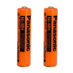 باتری نیم قلمی قابل شارژ پاناسونیک مدل BK-4LDAW ظرفیت 550 میلی آمپر ساعت بسته 2 عددی