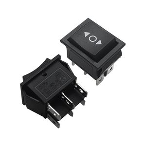 کلید راکر شستی بزرگ سه حالته KCD4-203S 6PIN