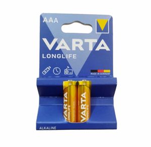 باتری وارتا الکالاین زرد نیم قلمی دو عددی