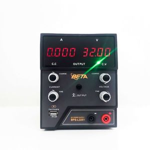 منبع تغذیه 0 تا 32 ولت 5 آمپر بتا مدل BPS-L3251  new ( چهار ولوم)