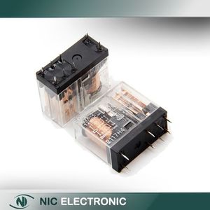 رله شیشه ای امرون 12 ولت 5 آمپر 2 کنتاکت