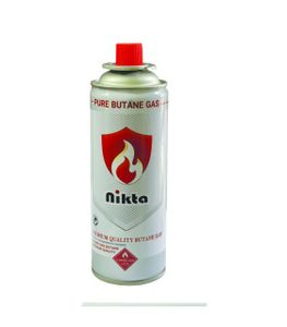کپسول گاز بوتان سوپاپ دار مخصوص سر شعله دستی نیکتا NIKTA
