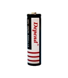 باتری / باطری شارژی لیتیوم یون 3.7 ولت سایز 18650 8800mAh ZYY مارک DEPEND