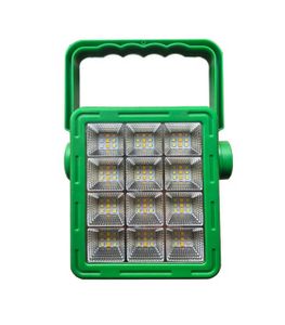 چراغ سیار و پروژکتور اضطراری شارژی با قابلیت پاور بانک خورشیدی مدل NY-9805-D با باتری تعویض شونده 18650
