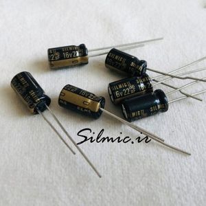 خازن های گرید 220 میکرو فاراد 10 ولت ELNA سری BLACK GOLD