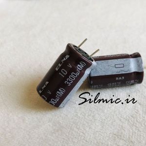 خازن آدیو 1000 میکرو فاراد 50 ولت ELNA سری RA3 گرید صوتی و مینیاتوری