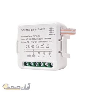 کلید(رله) هوشمند 2 کانال تویا WiFi مدل WHD09-2 (2CH Mini Smart Switch Tuya WiFi)