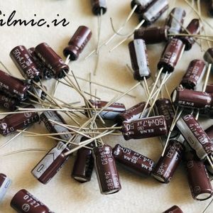 خازن 3300 میکرو فاراد 50 ولت Panasonic ژاپن سری M مناسب مصارف صوتی
