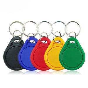 تگ TAG RFID جا سوئیچی ( IC KEY) فرکانس 13.56MHZ ضد آب قرمز روشن