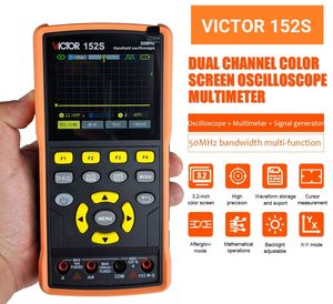 اسیلوسکوپ 3 کاره VICTOR 152S - دو کانال 50MHz و 280MSa/s