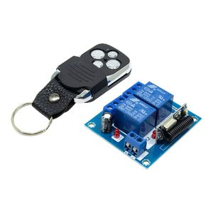 فرستنده گیرنده دو کانال صنعتی 433MHZ رادیویی با ریموت کد لرن