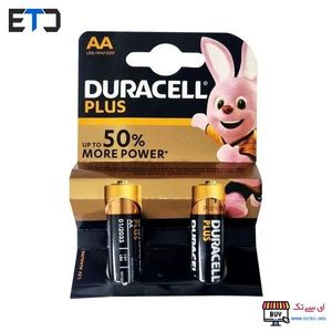 باتری دوراسل قلمی آلکالاین کارتی 2 تایی | AA Duracell plus