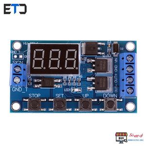 ماژول تایمر 5 کاره 30-5 ولت قابل تنظیم با نمایشگر HW-0516