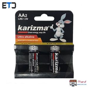 باتری قلمی اولترا آلکالاین KARIZMA کارت 2 عددی