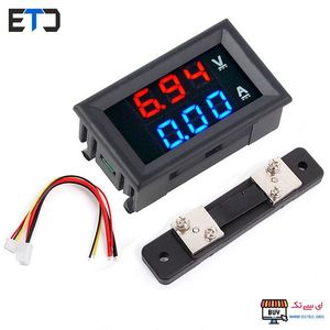 ولتمتر آمپرمتر DC روپنلی 50 آمپر 100V شنت خور