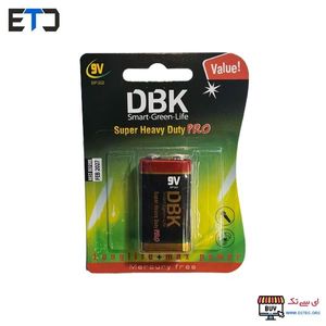 باتری کتابی 9 ولت DBK دی بی کی کارتی