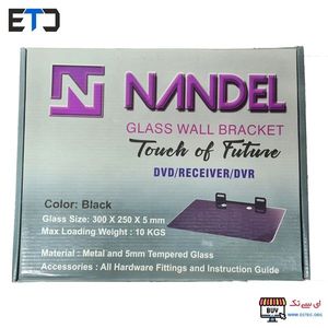شلف دیواری یک طبقه شیشه ای NANDEL