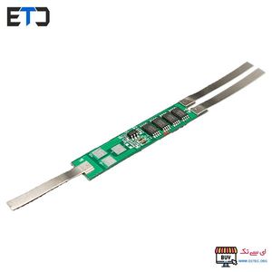 ماژول محافظ شارژ باتری لیتیومی 2 سل با نوار نیکل