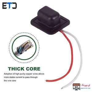 کانکتور مادگی Type-c تخت ضد آب 2 سیم