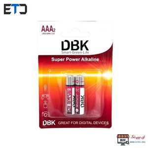 باتری نیم قلمی کارتی SUPER POWER ALKALINE دی بی کی DBK