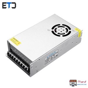 منبع تغذیه سوییچینگ 5 ولت 40 آمپر فن دار