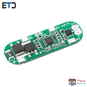 ماژول بالانسر و کنترل شارژ باتری 3 سل لیتیومی 12 آمپر با سنسور دما NTC مدل HXYP-3S-CM10