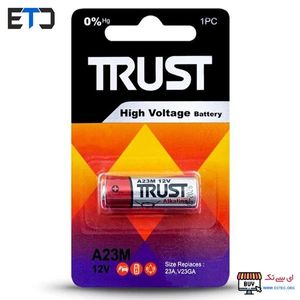 باتری ریموت کنترل A23 تراست Alkaline آلکالاین