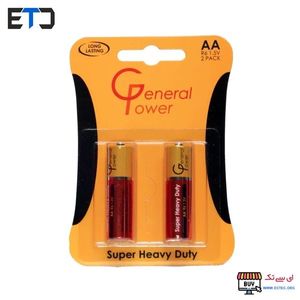 باتری AA قلمی 2 عددی جنرال پاور General Power