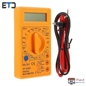 مولتی متر دیجیتالی DT830D کاوردار