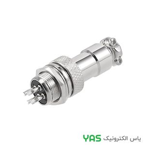 کانکتور فلزی نظامی 4PIN با قطر 12mm