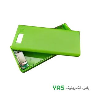 کیس 8 باتری و ماژول پاوربانک دو پورت MICRO USB/TYPE-C 2A