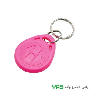 تگ جاسوییچی صورتی RFID 125KHZ