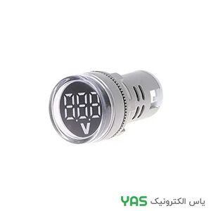 ماژول ولت متر چراغ سیگنالی سفید 5V-60V