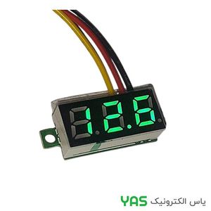 ماژول ولت متر سه سیمه سبز 30V 0.28INCH